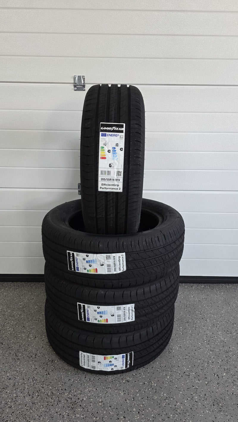 4x 205 55 R16 91V Goodyear EfficientGrip P2 Sommerreifen
